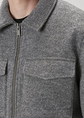 Beymen Club Gri Melanj Bretagna Ceket - 6