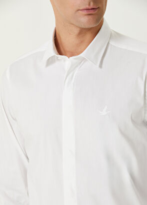 Beymen Club Slim Fit White Shirt - 6