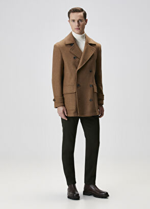 Beymen Club Deve Tüyü Yün Kruvaze Palto - 3