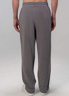 Everlast Giant Logo Detaylı Koyu Gri Oversize Erkek Eşofman Altı - 5