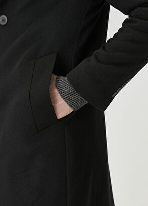 Beymen Club Premium Siyah Kaşmir Palto - 7