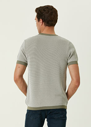 Beymen Club Açık Yeşil Örgü Dokulu Kısa Kollu Kazak - 4