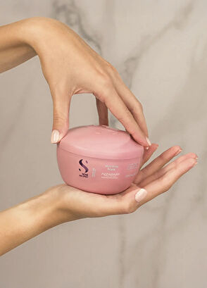 Alfaparf Semi Di Lino Moisture Nutritive Moisturizing Hair Mask for Dry Hair 200 ml - 3