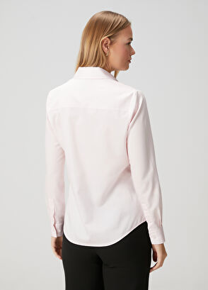 Beymen Club Non-Iron Slim Fit Pembe Gömlek - 5