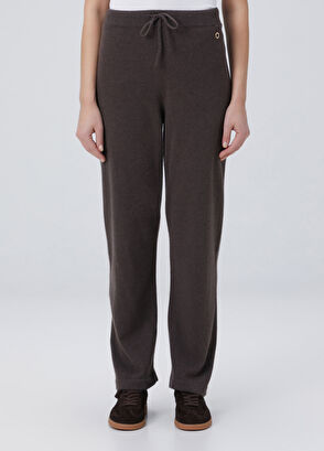 Kahverengi Kaşmir Triko Pantolon - Görsel 5