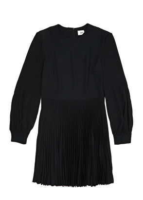 Beymen Club Siyah Pileli Mini Elbise - 8