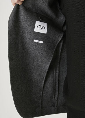 Beymen Club Antrasit Melanj Yün Kaşe Blazer - 9