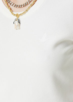 Beymen Club Kırık Beyaz Bisiklet Yaka Pike Dokulu Kazak - 4