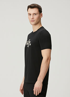 Beymen Club Relax Fit Black Goose Print T-Shirt - 4