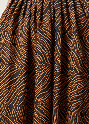 Beymen Club Vizon Siyah Sırtı Çapraz Askılı Midi Abiye Elbise - 5