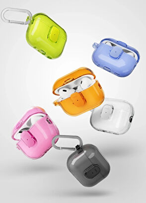 Uniq Glase Pro 3. Generation Pink Ziplock Airpods Pro 3 Headphone Case - 6