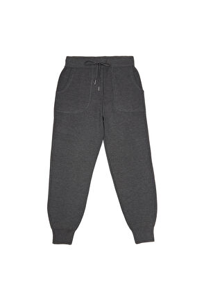 Gri Melanj Yün Jogger Pantolon Beymen Club Gri Melanj Yün Jogger Pantolon - 6