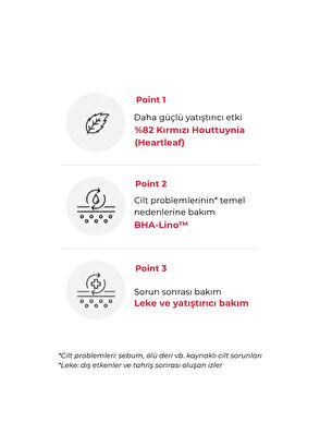 Sungboon Editor Red Heartleaf BHA-Lino Dengeleyici Ampul Cilt Serumu 40 ml - 5