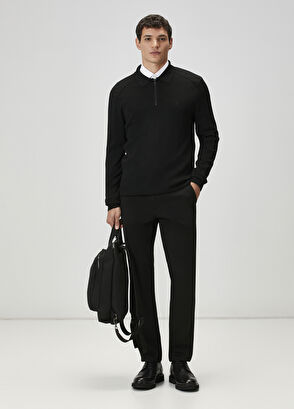 Beymen Club Siyah Polo Yaka Triko - 3