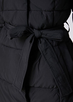 Beymen Club Black Hooded Puffer Coat - 7