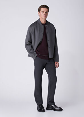 Beymen Club Plum Double-Sided Wool Sweater - 3