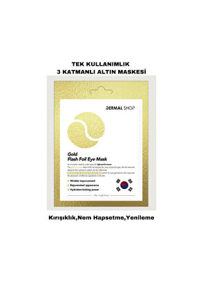 Dermal Dermal Pdrn Dissolvable Mask Moisturizing Skin Repair Transparent Gel Mask 34 gr and Eye Mask Gold 4 gr. - 3