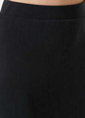 Black Midi Skirt Beymen Club Black Midi Skirt - 4