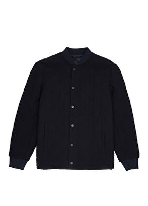 Beymen Club Navy Blue Quilted Bomber Jacket - 9