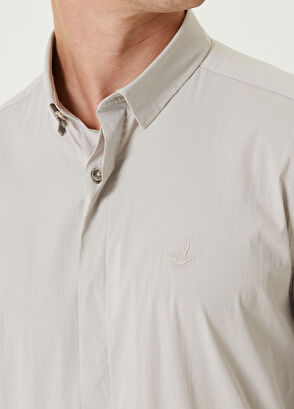 Beymen Club Slim Fit Bej Stretch Gömlek - 6