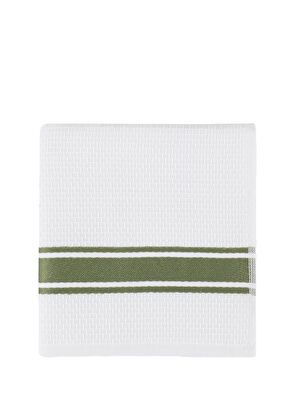 Ecocotton Elvin Yeşil Krem Organik Pamuk Dokuma 2'li Kurulama Havlusu Seti - 5