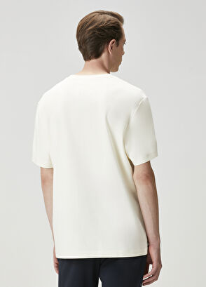 Beymen Club Relax Fit Cream T-Shirt - 5