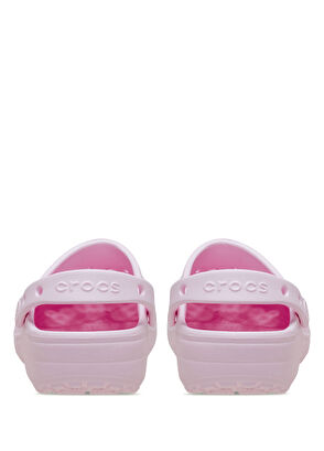 Crocs Classic Floral Cut Out Pembe Kadın Terlik - 6