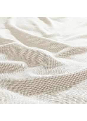 Chakra Mattia Beyaz Gri Pamuklu King Size Nevresim Seti 230 x 220 cm - 6