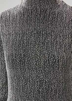 Beymen Club Silver Embellished Maxi Evening Dress - 8