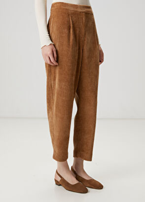 Beymen Club Brown Corduroy Carrot Pants - 4