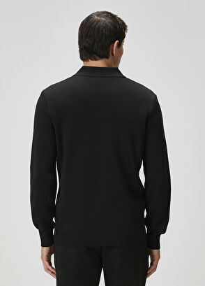 Beymen Club Black Polo Wool Sweater - 5