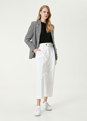 Beymen Club Siyah Bisiklet Yaka Dikişsiz T-shirt - 3