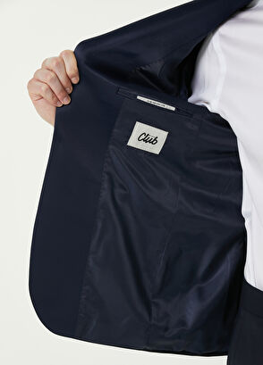 Beymen Club Navy Blue Wool Tuxedo - 7