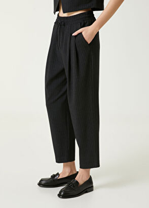 Beymen Club Antrasit Çizgili Pijama Pantolon - 3