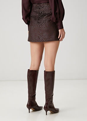 Beymen Club Brown Mini Bell Skirt - 5