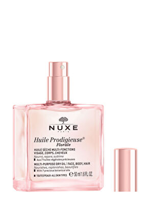 Nuxe Floral Dry Oil for Face, Body and Hair 50 ml + Body Massage Brush - 5