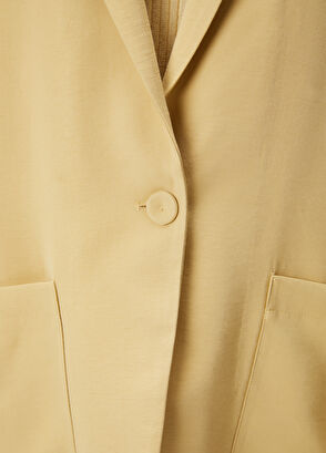 Beymen Club Krem Kol Ucu Leopar Desenli Blazer - 8