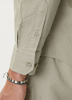 Beymen Club Çağla Parça Boya Comfort Fit Oxford Gömlek - 7