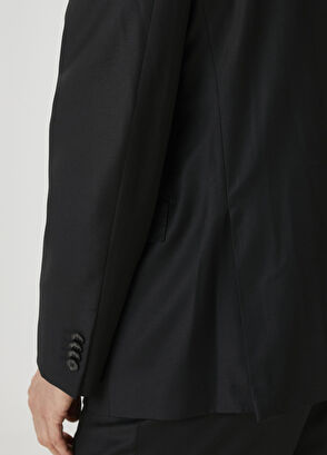 Siyah Yün Takım Elbise - Görsel 8