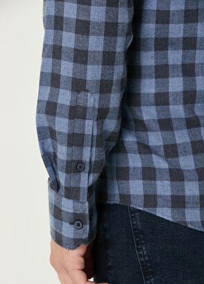 Beymen Club Comfort Fit Dark Blue Shirt - 7