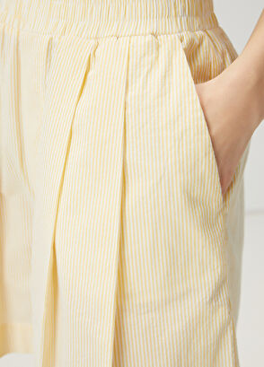 Beymen Club Yellow Striped Shorts - 6