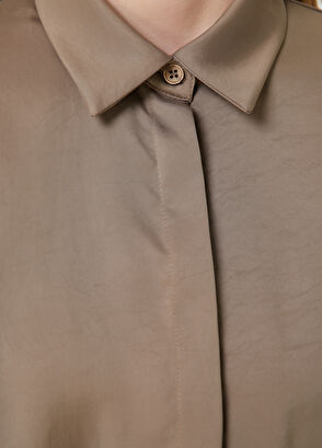 Beymen Club Khaki Twill Shirt - 5