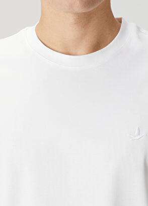 Beymen Club Kırık Beyaz Basic T-shirt - 6