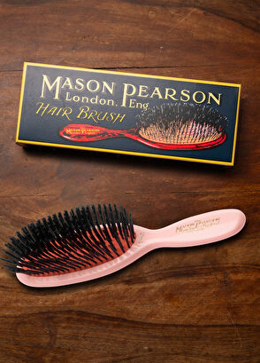 Mason Pearson Pocket Child Bristle CB4 Pink Kids Hair Brush - 6