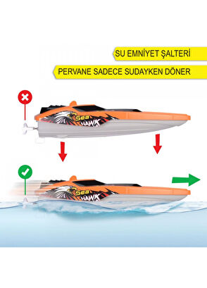 Dickie Sea Hawk Remote Control Boat - 6