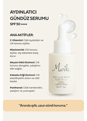 Mar'le 50 SPF PA ++++ Brightening Day Serum 30 ml - 3
