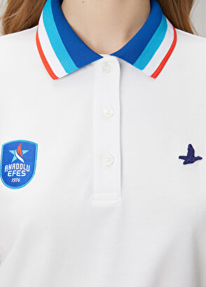 Beymen Club x Anadolu Efes Beyaz Polo T-shirt - 8