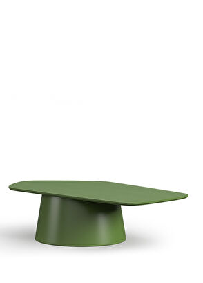 Borbo Oris Green Natural Wood Veneer Coffee Table - 4