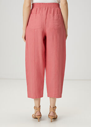 Beymen Club Pembe Keten Pantolon - 5