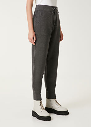 Gri Melanj Yün Jogger Pantolon Beymen Club Gri Melanj Yün Jogger Pantolon - 3